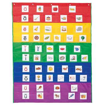 Rainbow Pocket Chart By Learning Resources