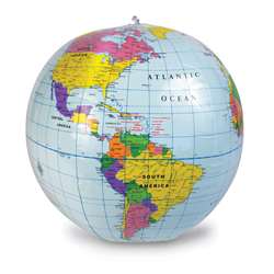 12" Inflatable Globe By Learning Resources