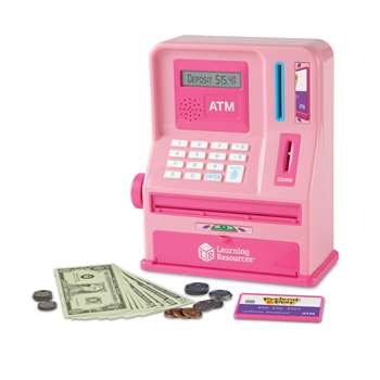 Pretend And Play Atm Bank Pink Teaching, LER2625P