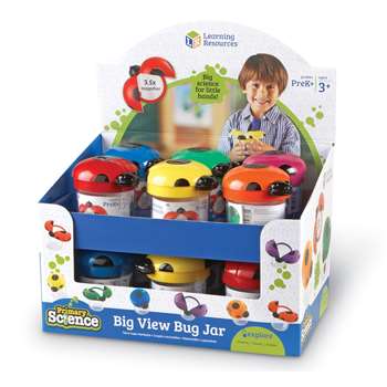 Big View Bug Jars Pop Display 12Set By Learning Resources