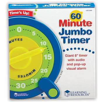 60 Minute Jumbo Timer By Learning Resources