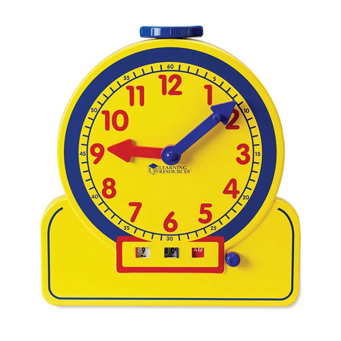 The Primary Time Teacher 12 Hour Teaching Clock By Learning Resources