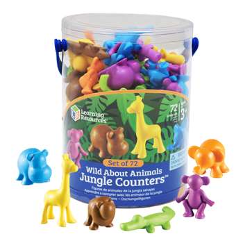 Shop Wild About Animals Jungle Counters - Ler3361 By Learning Resources