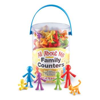 All About Me Family Counters 72 Set By Learning Resources