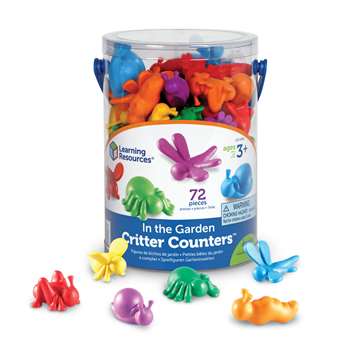 Shop In The Garden Critter Counters - Ler3381 By Learning Resources