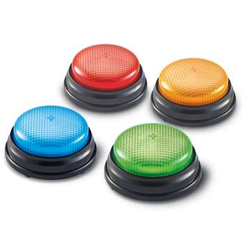 Lights And Sounds Buzzers Set Of 4 By Learning Resources