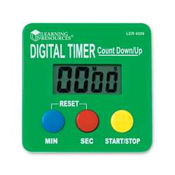 Digital Timer Count Down/Up By Learning Resources