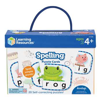 Spelling Puzzle Cards, LER6086