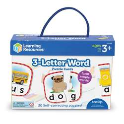 3-Letter Word Puzzle Cards, LER6088