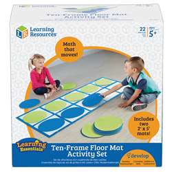 Ten Frame Floor Mat Activity Set, LER6651