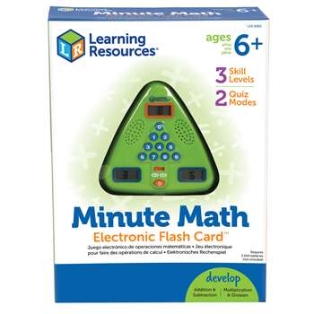 Minute Math Electronic Flash Card By Learning Resources