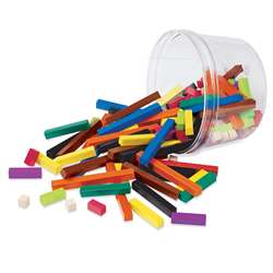 Cuisenaire Rods Small Group 155/Pk Plastic By Learning Resources