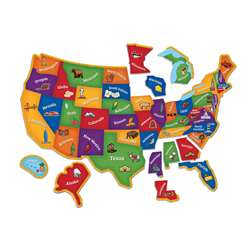 Magnetic Us Map Puzzle, LER7714