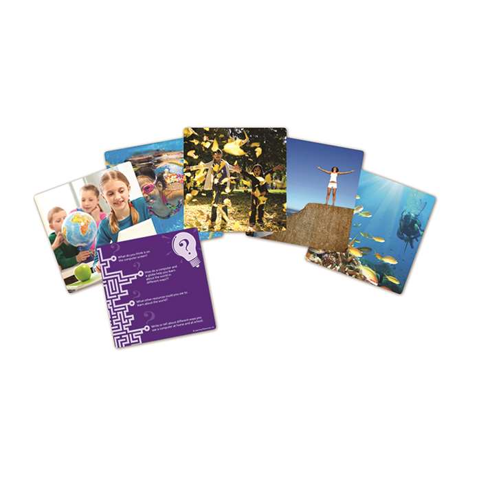 Snapshots Critical Thinking Photo Cards Gr 1-2 Set Of 40 By Learning Resources