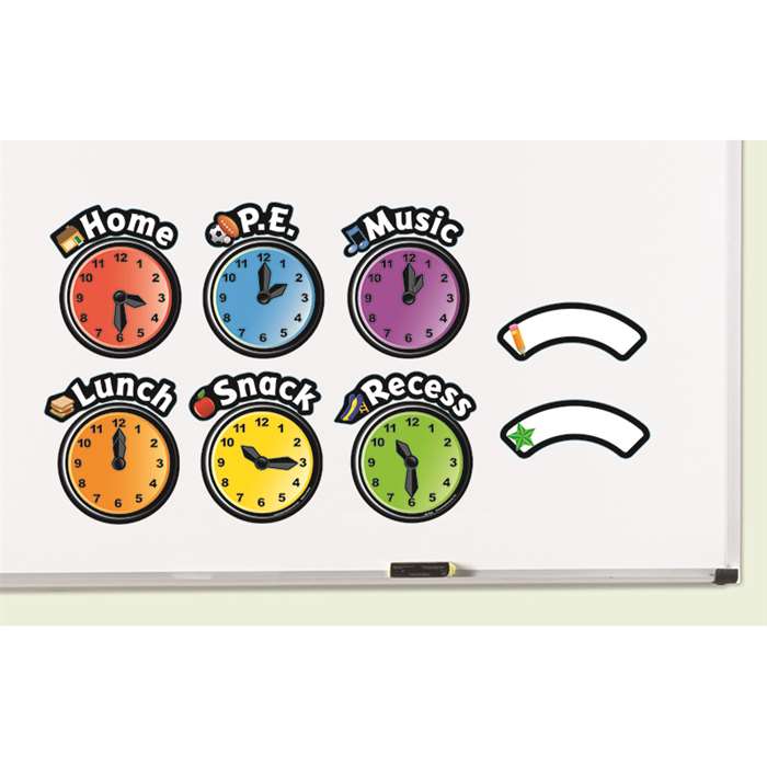Shop Magnetic Daily Schedule Clocks - Ler9592 By Learning Resources
