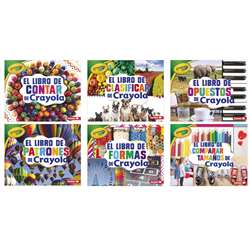 Crayola Concepts Books Spanish Set Of 6, LPB1541555058
