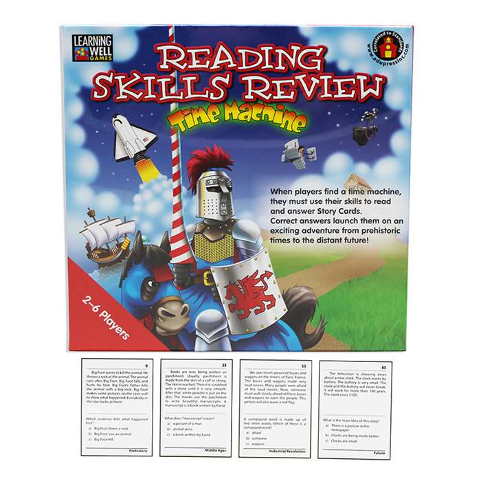 Reading Skills Rev Time Capsule Rd By Edupress