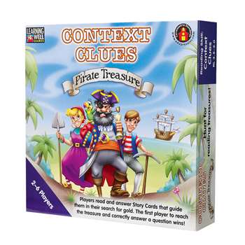Context Clues Pirate Treasure Blue By Edupress