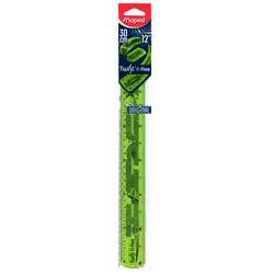 Twist N Flex Ruler 12In / 30Cm By Maped Usa