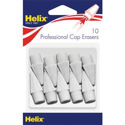 Professional Pencl Cap Erasers 10Pk, MAP37360