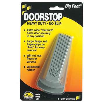 Big Foot Doorstop, Gray - MAS00941