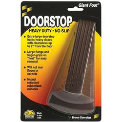 Giant Foot Doorstop, Brown - MAS00964