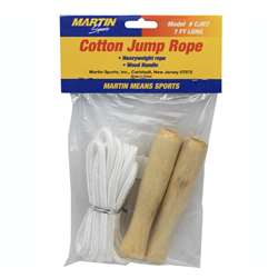 Jump Rope Cotton 7Wood Handle By Dick Martin Sports