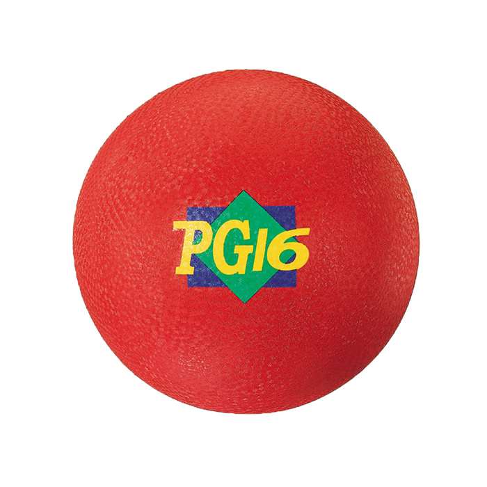 Playground Ball Red 16", 2 Ply By Dick Martin Sports