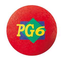 Playground Ball Red 6", 2 Ply By Dick Martin Sports