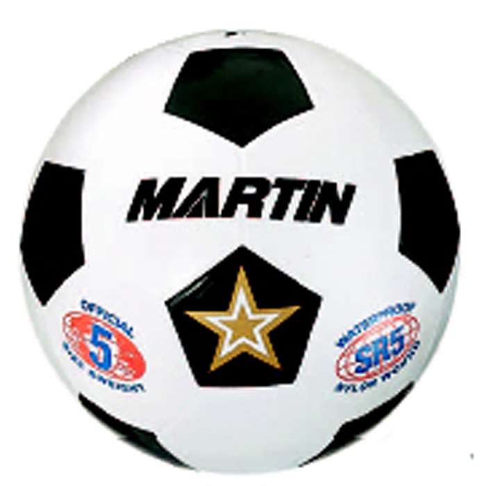 Soccer Ball White Size 4 Rubber Nylon Wound By Dick Martin Sports