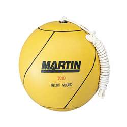 Tetherball Rubber Nylon Wound W/ Rope By Dick Martin Sports