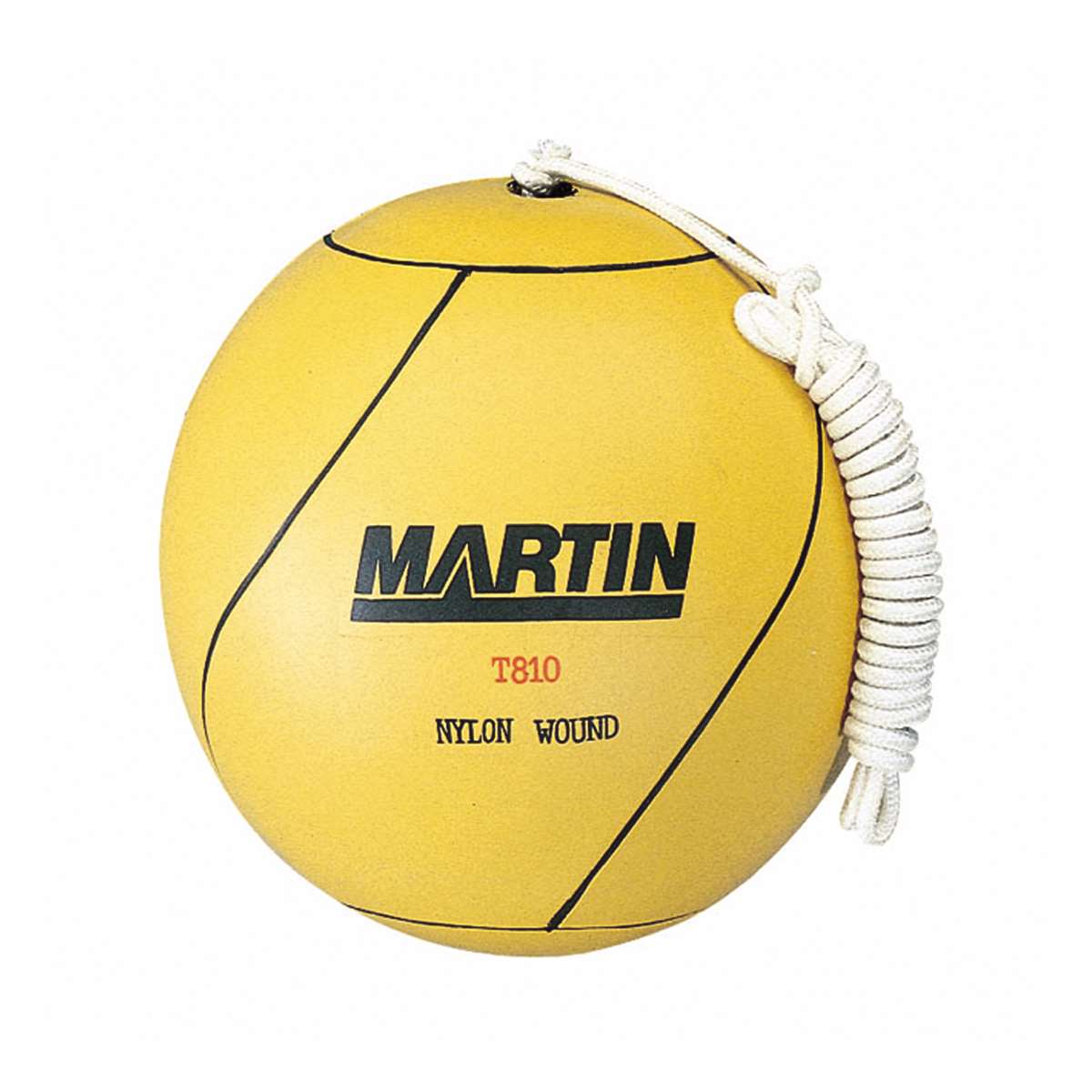 Tetherball Rubber Nylon Wound W/ Rope by Dick Martin Sports: Balls