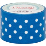 Mavalus Snazzy Blue W/ White Polka Dot Tape 1.5 X 39 By Dss Distributing