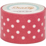 Mavalus Snazzy Red W/ White Polka Dot Tape 1.5 X 39 By Dss Distributing