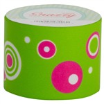 Snazzy Tape Pink Graphic Circles On Green By Dss Distributing