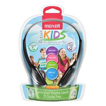 Action Kids Headphones With Mic, MAX195004
