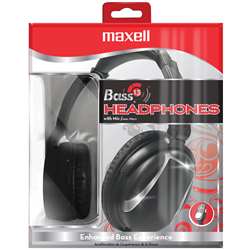Maxell Bass13 Headphones With Mic, MAX199840