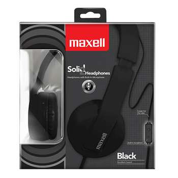 Solid Headphones With Mic & Share Port, MAX290103