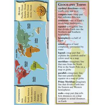 Geography Smart Bookmarks By Mcdonald Publishing