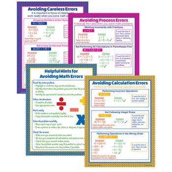 Avoiding Math Errors Poster Set, MC-P085