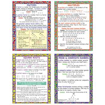 Factors Multiples Square Roots & Prime & Composite Numbers By Mcdonald Publishing