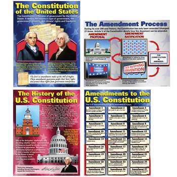 The Constitution Teaching Poster Set, MC-P119