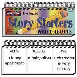 Write-Abouts Story Starters Gr 1-3 S 1-3 By Mcdonald Publishing