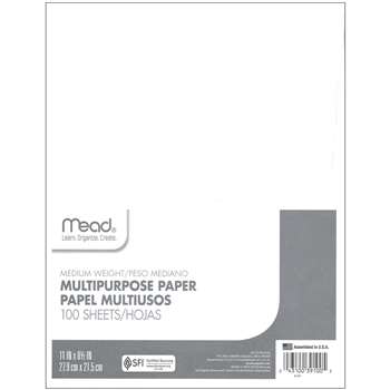 Paper Typing 8 1/2 X 11 100 Ct By Mead Products