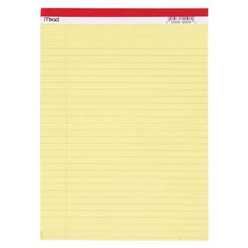 Legal Pad 8.5X11.75 50 Ct Canary By Mead Products