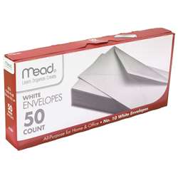 Envelopes Plain #10 50 Ct By Mead Products