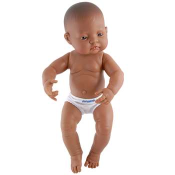Hispanic Girl Anatomically Correct Newborn Doll By Miniland Educational