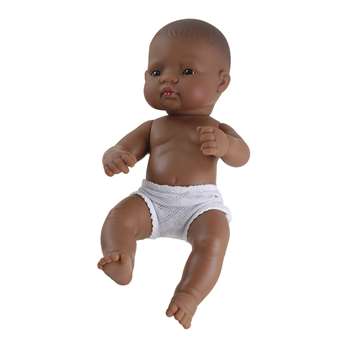 Newborn Baby Doll Hispanic Girl 12-5/8L By Miniland Educational