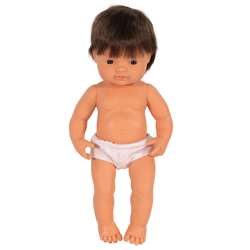 15&quot; Baby Doll Caucsian Boy Bruntte Anatomically C, MLE31079