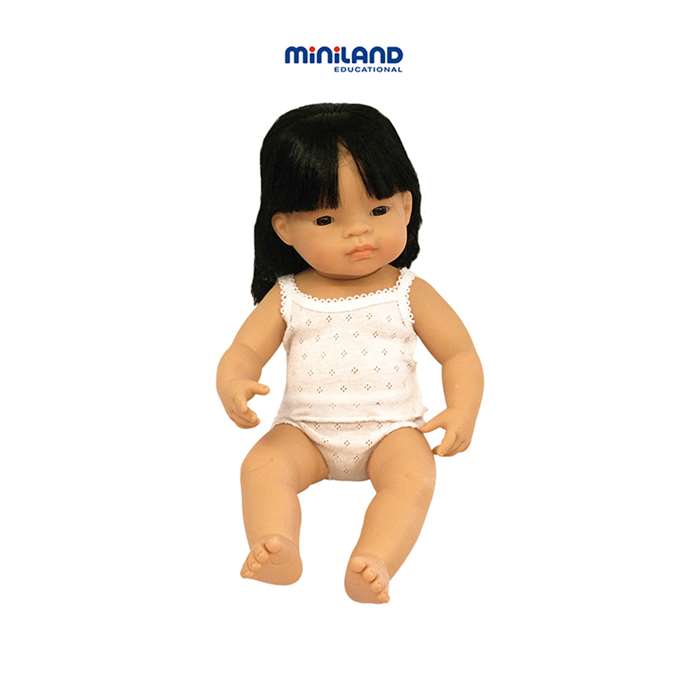 Baby Dolls Asian Girl By Miniland Educational